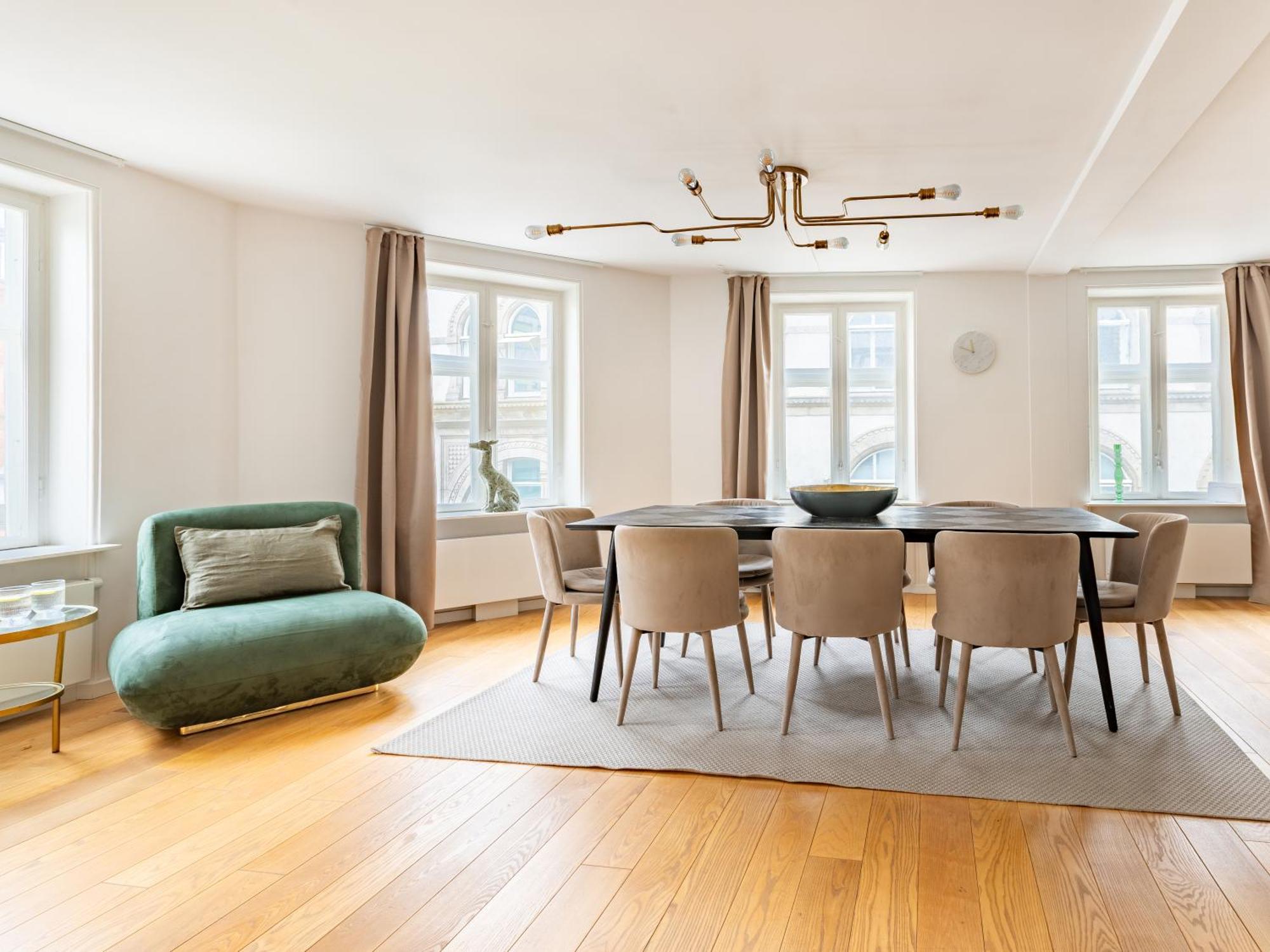 Sanders Regent - Chic Three-Bedroom Apartment Near Central Square Copenhagen Luaran gambar
