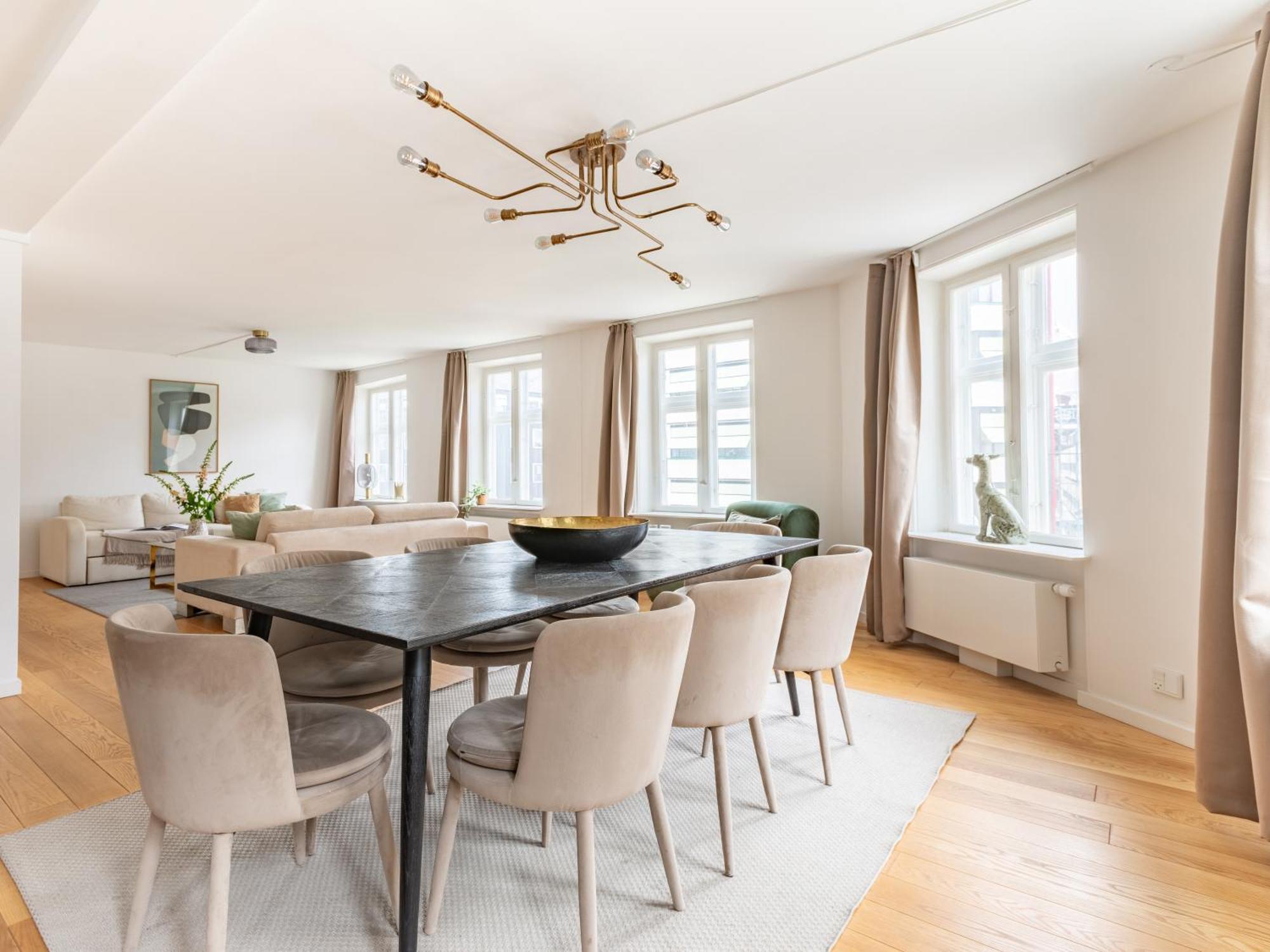 Sanders Regent - Chic Three-Bedroom Apartment Near Central Square Copenhagen Luaran gambar